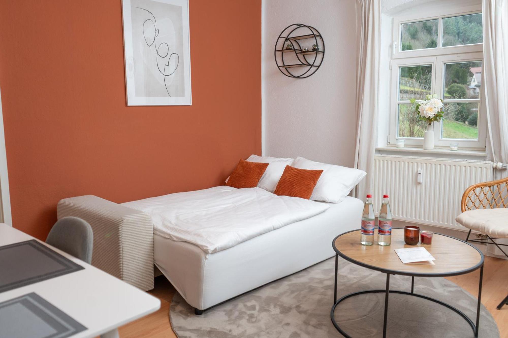 Stilvolles Apartment Mit Festungsblick Im Zentrum Кёнигштайн-ан-дер-Эльбе Экстерьер фото